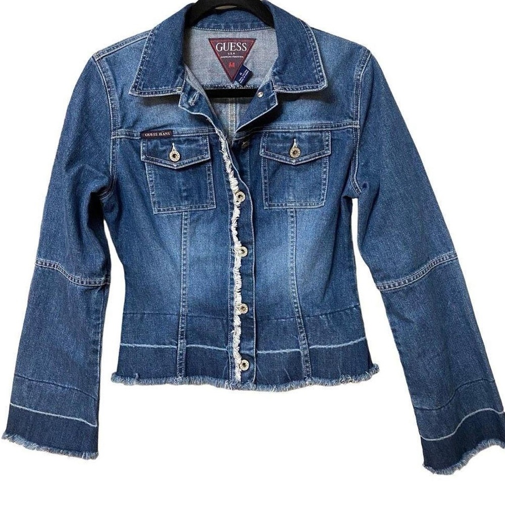 Guess 100% Cotton Jean Jacket Vintage 90s Size S